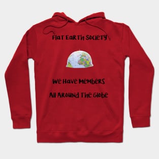 Flat Earth Society Hoodie